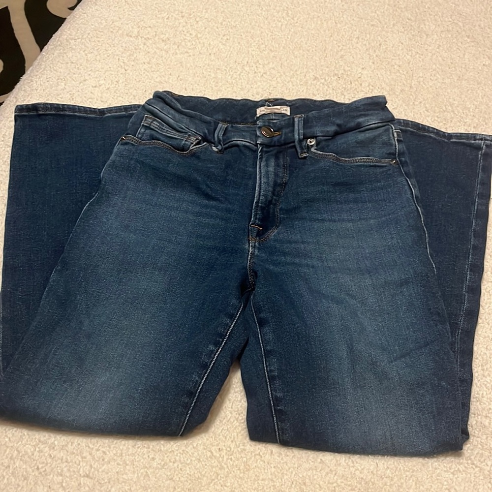Good American Good Petite Straight Jeans